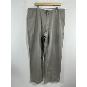 Men’s Excellent Condition LL Bean Career Pants 40x29 Taupe Classic Fit